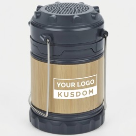 Bamboo Harmony Bluetooth Speaker Camping Lamp