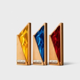 Elegant Wooden Award Trophy