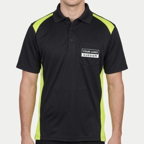 Anti-Pull Contrast Comfort Polo Shirt