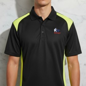 Anti-Pull Contrast Comfort Polo Shirt